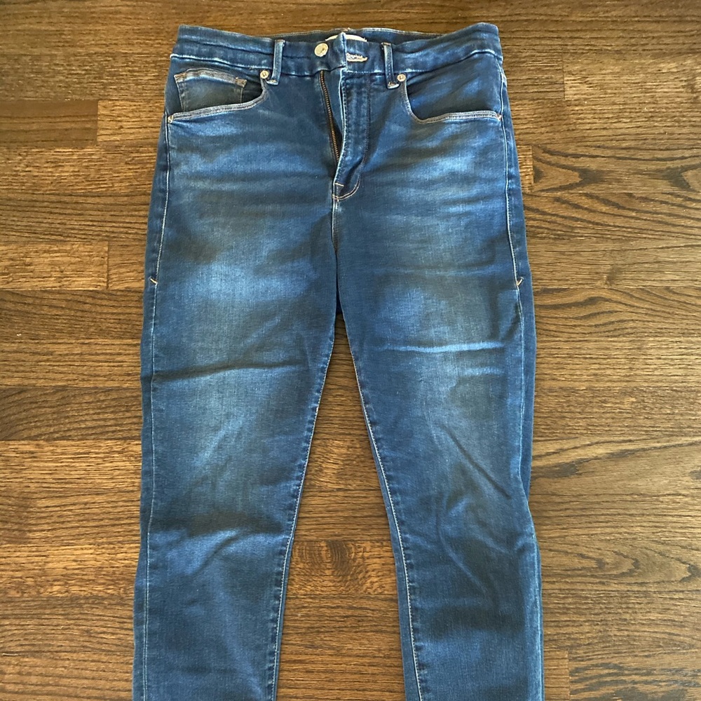 Good American Good Waist Crop Jeans